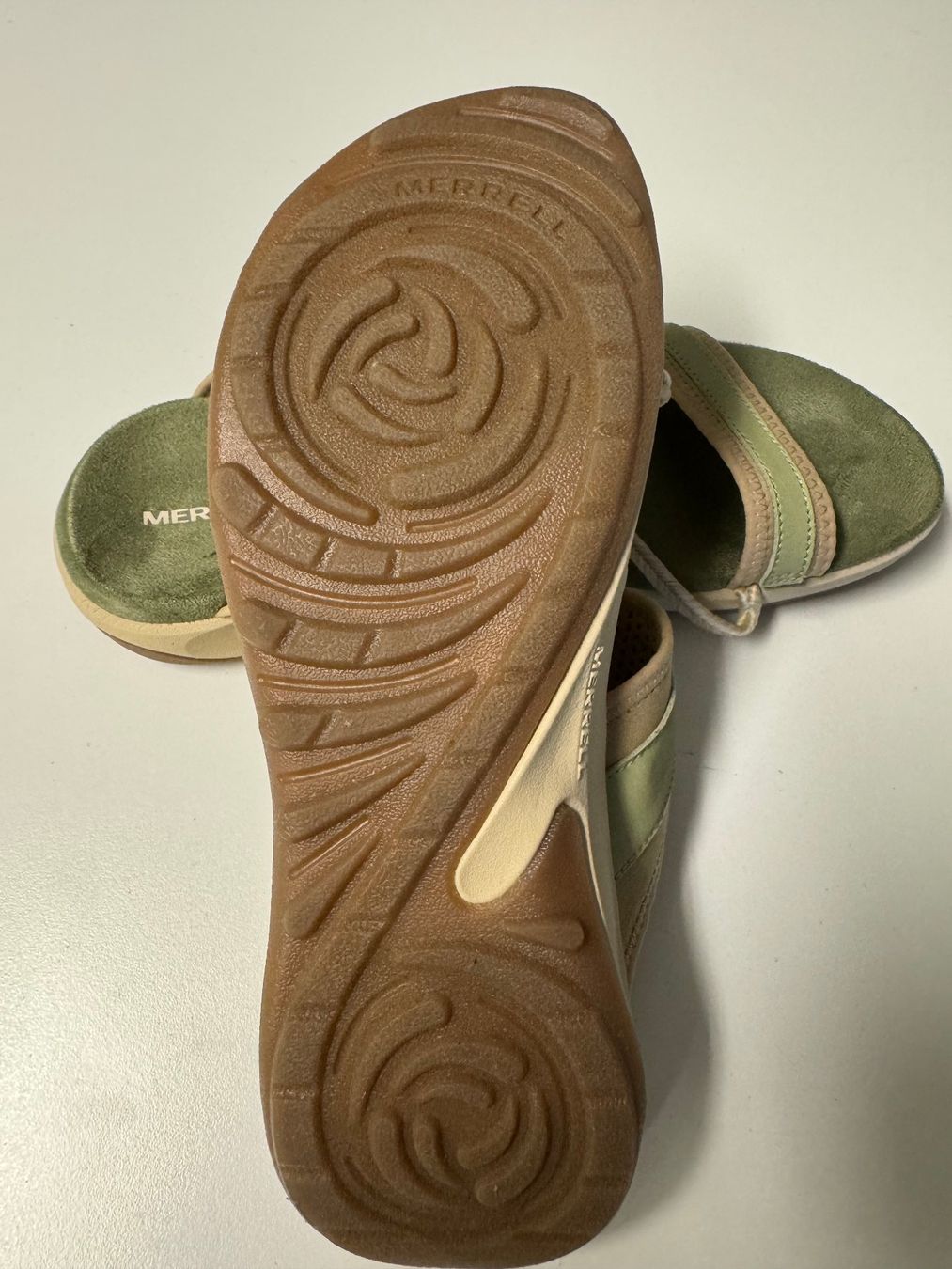 Merrell Scarpe da donna: MERRELL Terran 4 Slide aus Glattleder mit Textil – Nuovo (secondo la descrizione) da Luzern venduto da clape68 2