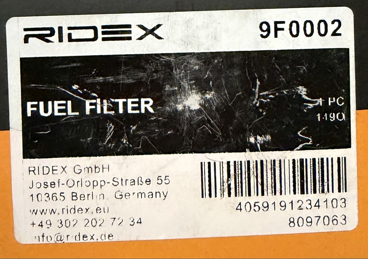 Tutti pezzi di ricambio auto: Kraftstofffilter (NEU) – Nuovo e nell'imballaggio originale da Ulisbach venduto da PET-030 1