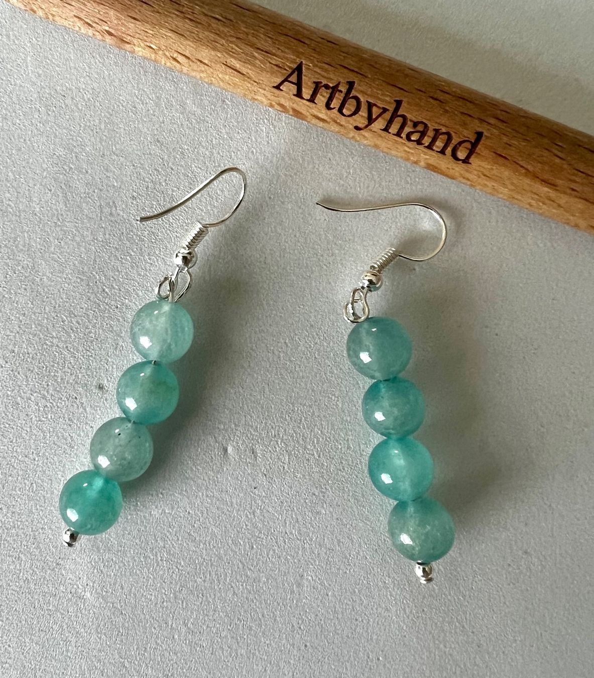 Orecchini pendenti & Orecchini a lobo: BEZAUBERNDE OHRHÄNGER SILBER 925 MIT AQUAMARIN PERLEN – Nuovo (secondo la descrizione) da Ruswil venduto da artbyhand 4