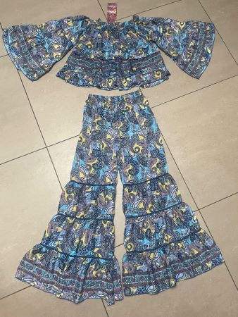 Boho Hippie Bluse und Hose