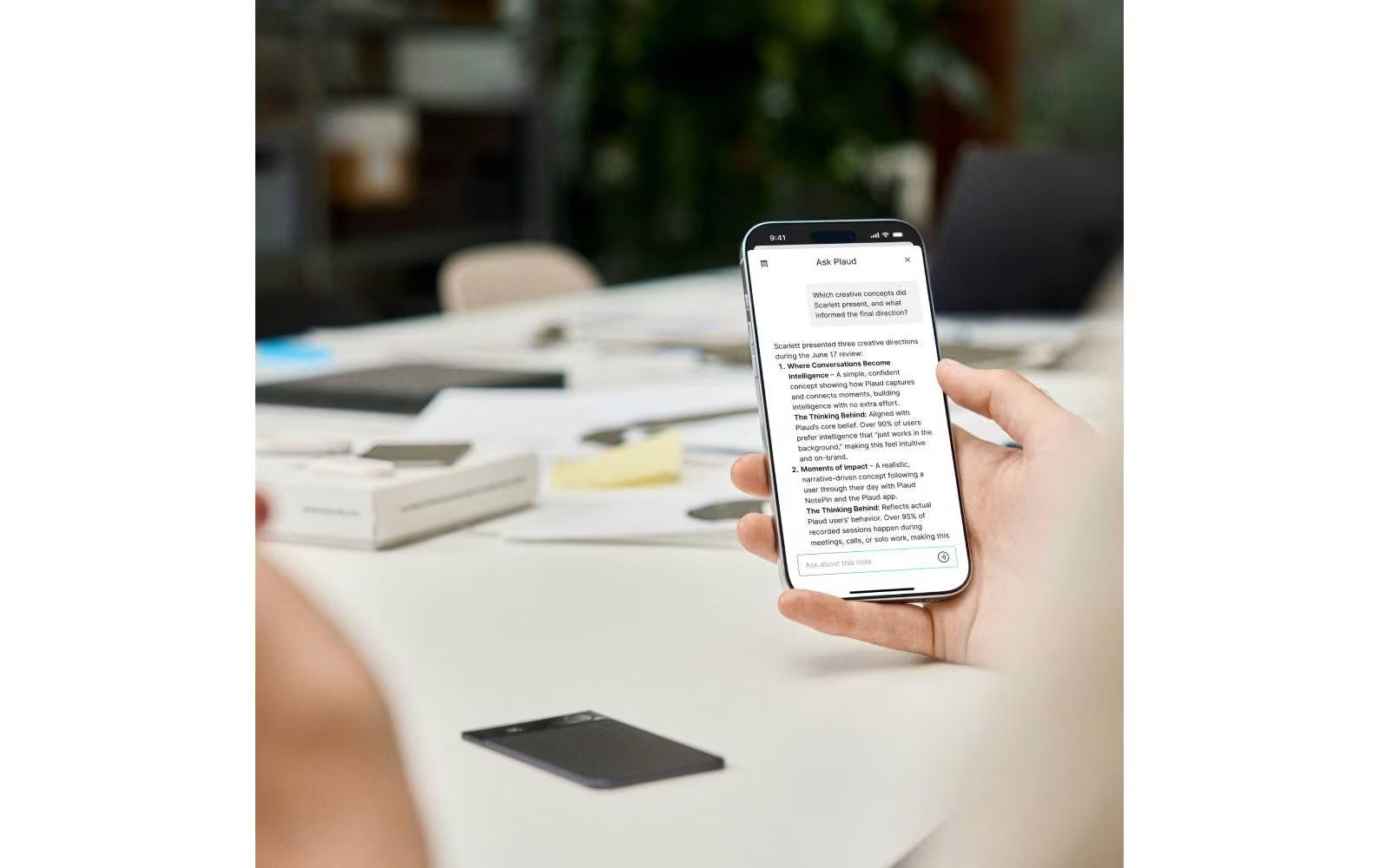 Registratori: Plaud Diktiergerät Note Pro Silber – Usato da Schwyz venduto da roth-betschart 2