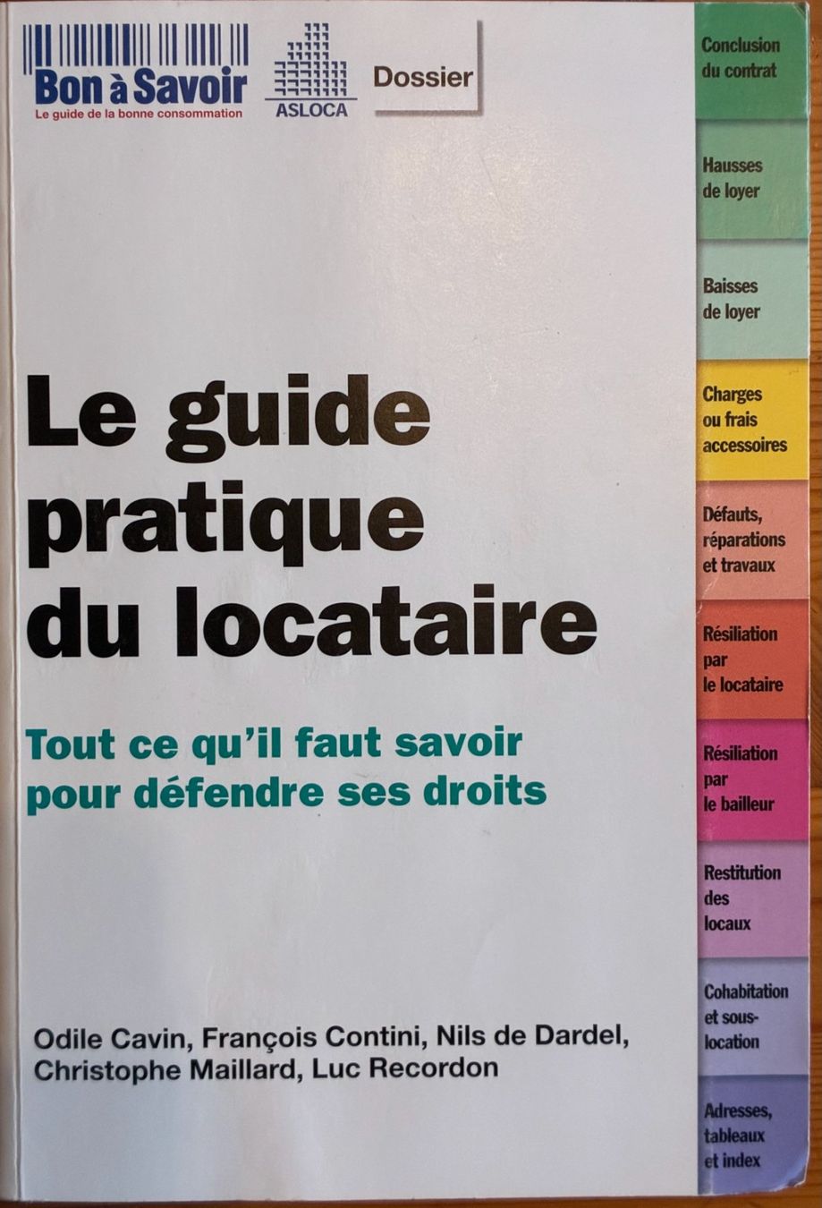 Libri: Le guide pratique du locataire – Usato da Moutier venduto da lebadin