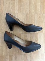 Absatzschuhe Gr. 40, Roberto Santi, schwarz Leder