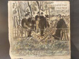 JAKOB GREUTER CH   ART BRUT 1920 ca.
