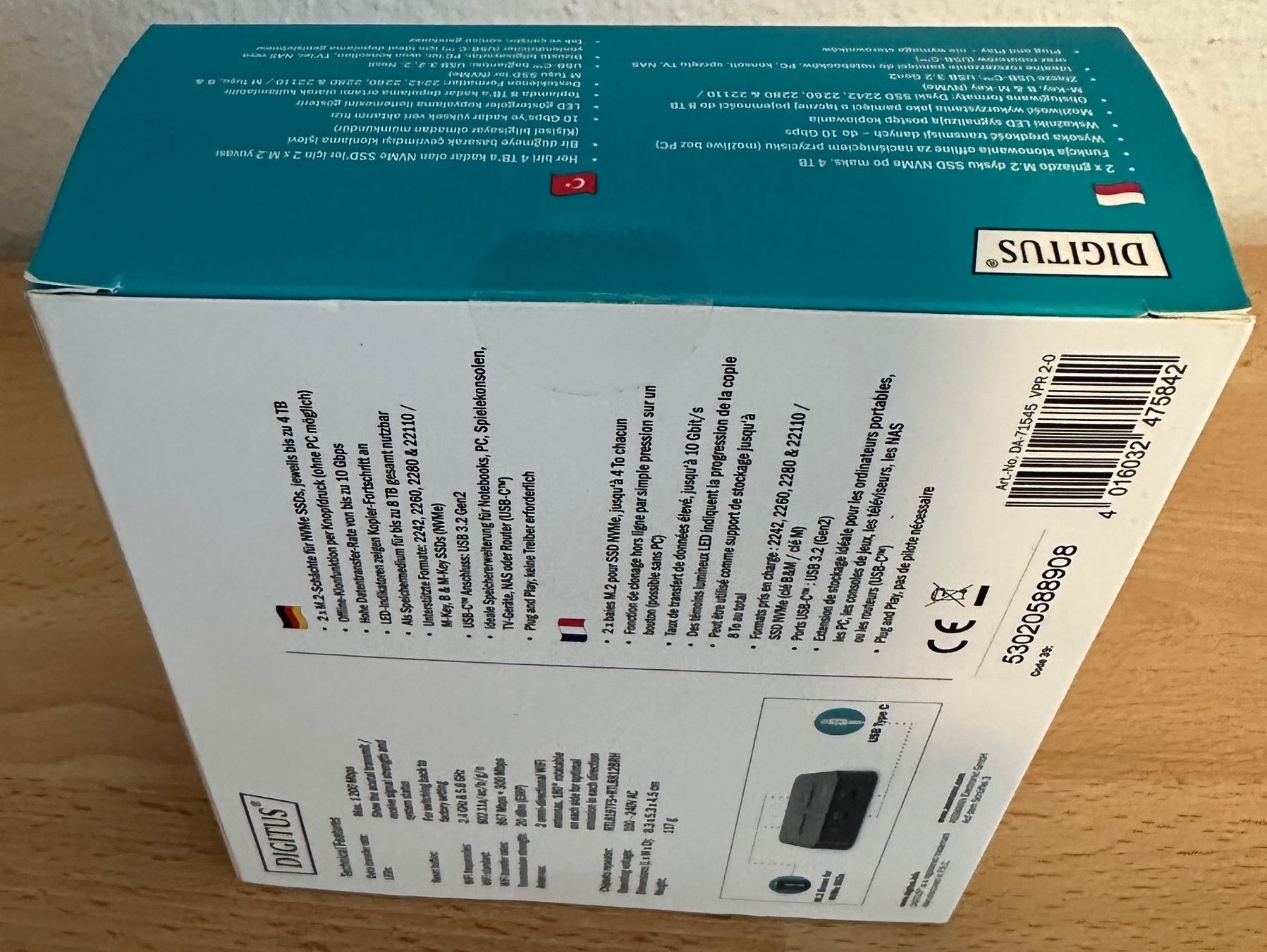 Docking station: Digitus Dual M.2 NVMe SSD Docking Station – Nuovo e nell'imballaggio originale da Zürich venduto da mdp3 3