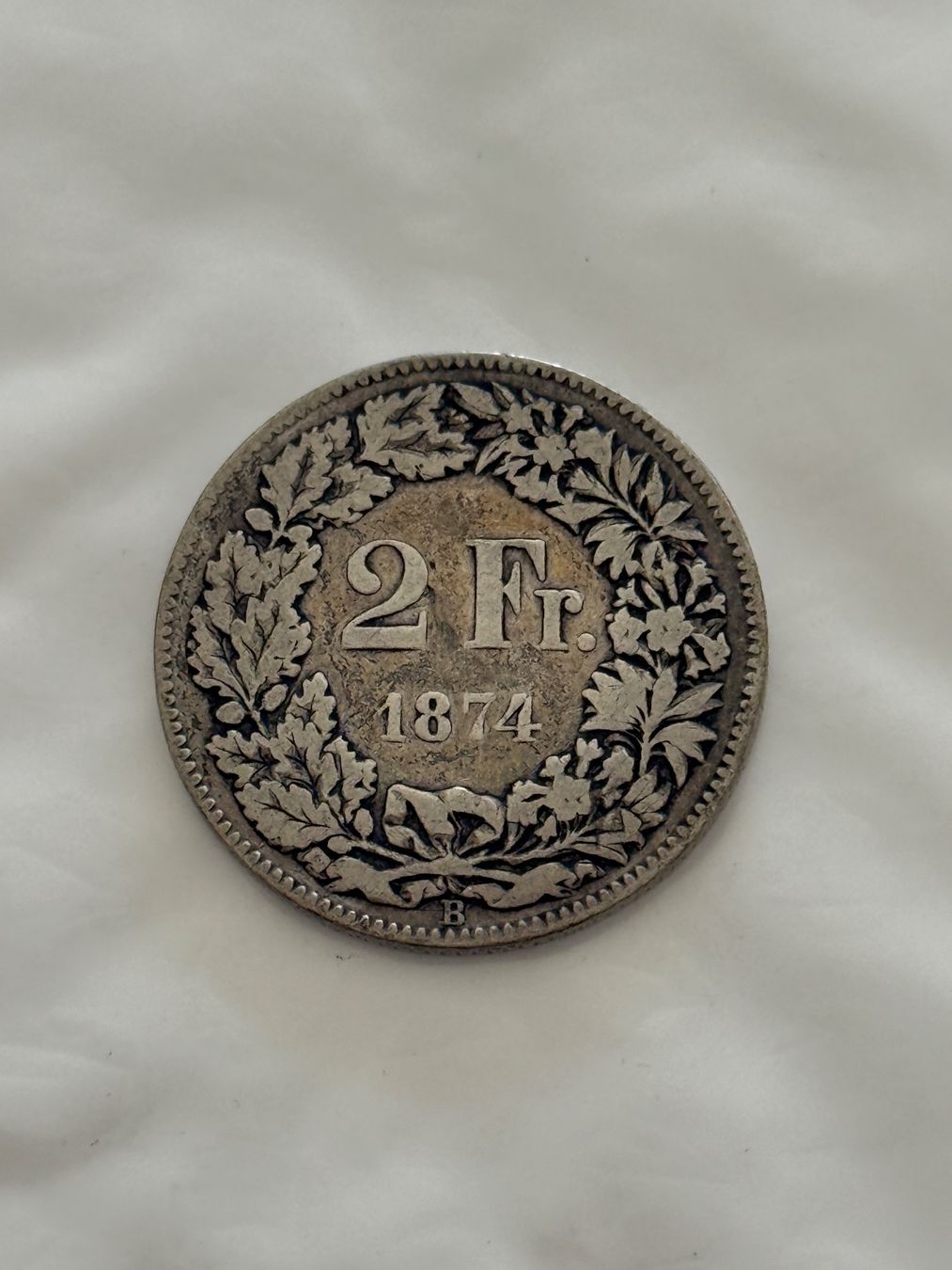 Tutti le monete: 2 Franken 1874  sehr Rar – Usato da Wallisellen venduto da SWISS_SILVER1