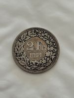 2 Franken 1874  sehr Rar