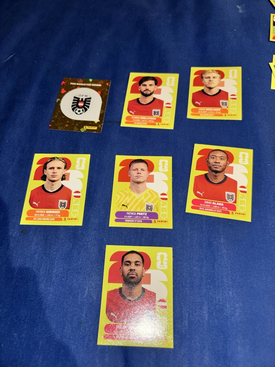 Panini Carte collezionabili: Österreich 7x panini – Nuovo (secondo la descrizione) da Olten venduto da Melxnie_46