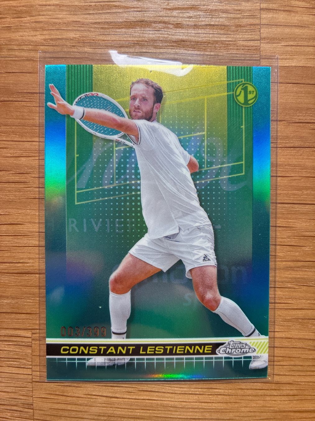 Topps Sammelbilder & Trading cards: Topps Chrome Tennis Constant Lestienne 1st /399 – Gebraucht aus Solothurn von MegaDaggi