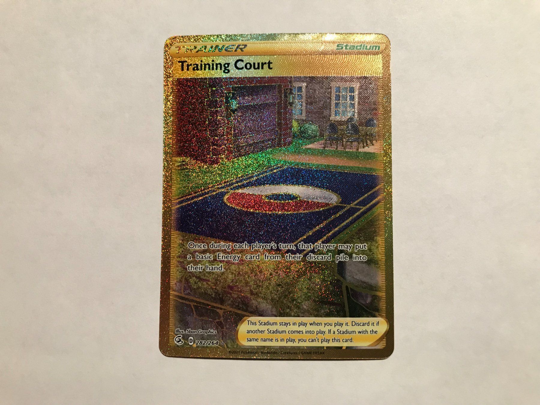 Pokémon Carte collezionabili: Goldkarte Training Court EN – Nuovo (secondo la descrizione) da Hagendorn venduto da Pokecollectorch 1