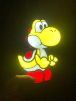 Lampe Yoshi jaune Veilleuse LED