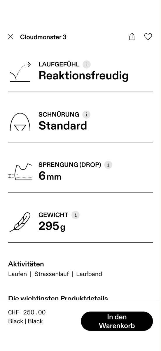 On Chaussures hommes: On Cloudmonster 3 Rennschuhe – Neuf (Voir description) à Zürich par aur_jql8 5