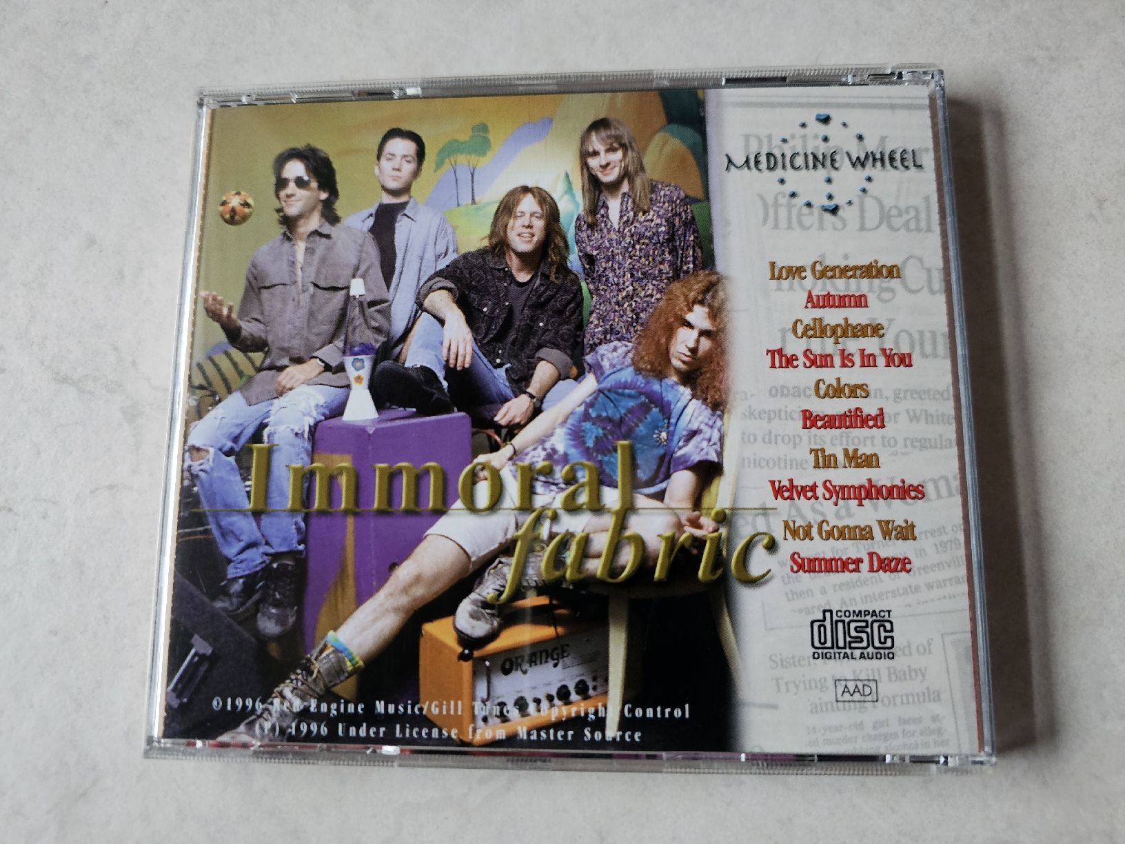 CD: Medicine Wheel  -  Immoral Fabric – Usato da Schneisingen venduto da backstore24 1