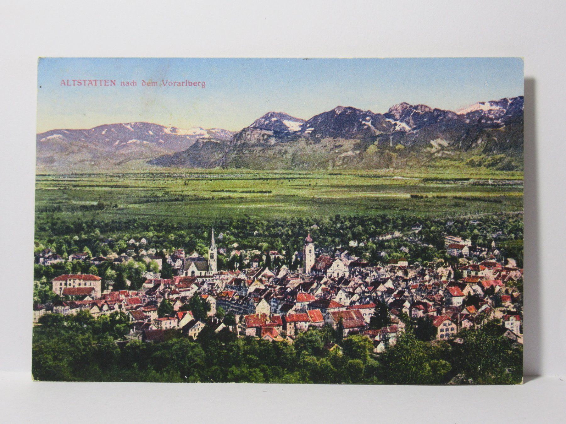 Cartoline postali: Altstätten , Kirche  1923 – Usato da Grenchen venduto da Bluemchen1900 1