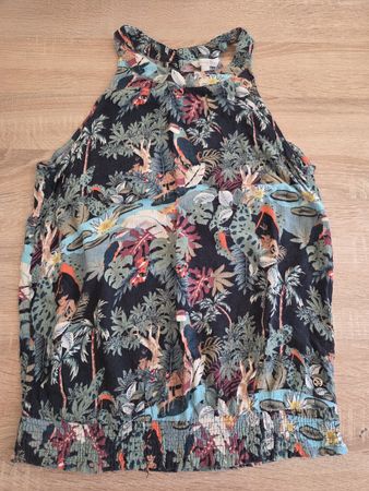 Haut sans manches Tom Tailor imprimé tropical taille XS
