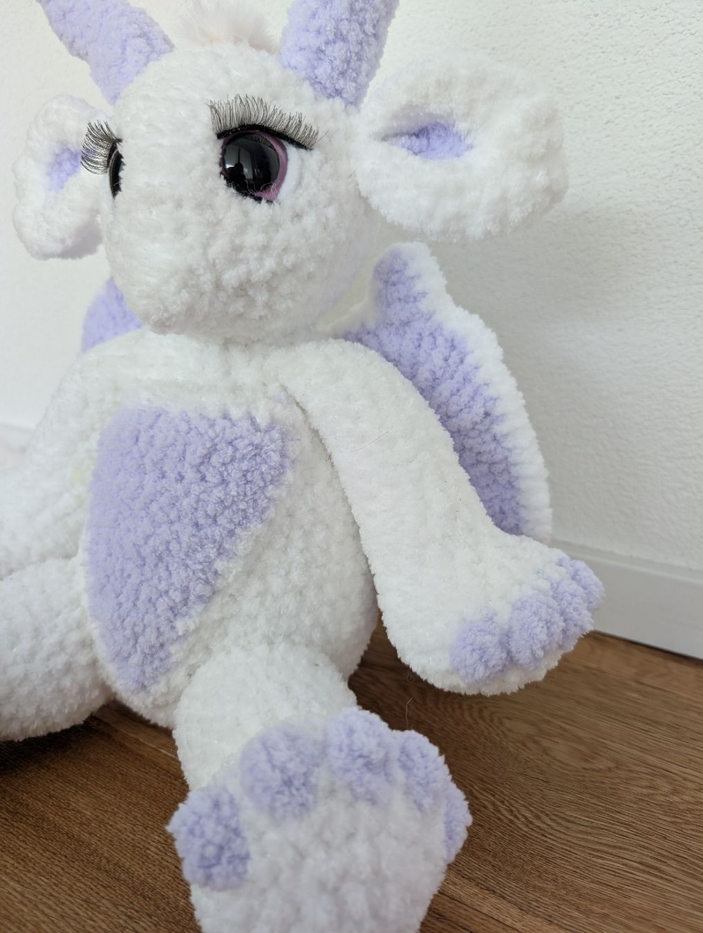 Giocattoli: Flauschiger Amigurumi Drache 34cm – Nuovo (secondo la descrizione) da Beromünster venduto da Shelly9296 2