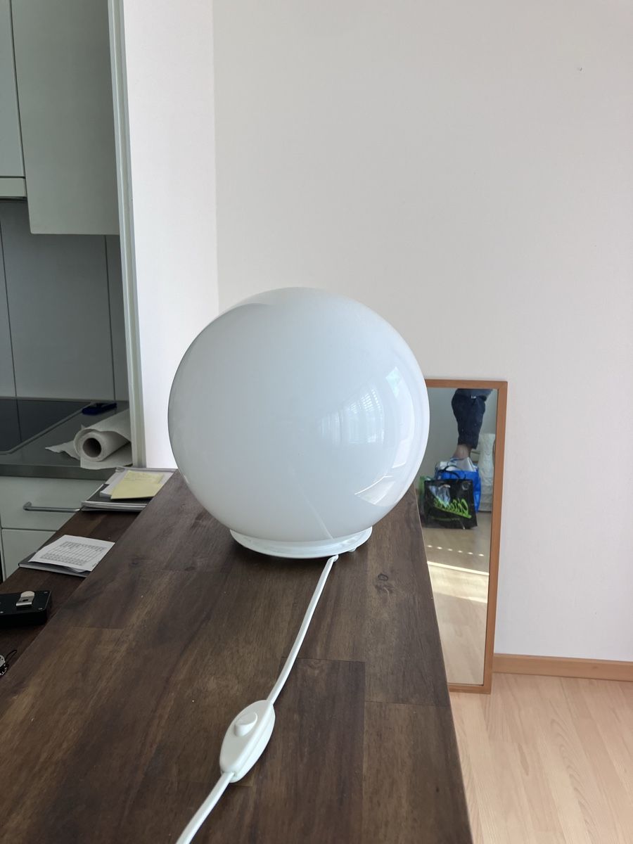 Ikea Lampen: Glaskugel Tischlampe IKEA Fado – Gebraucht aus Dättwil AG von Datura 1