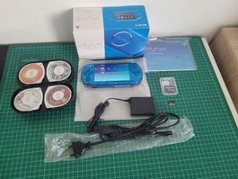 PSP Carnival Color Vibrant Blue - Like New, Boxed
