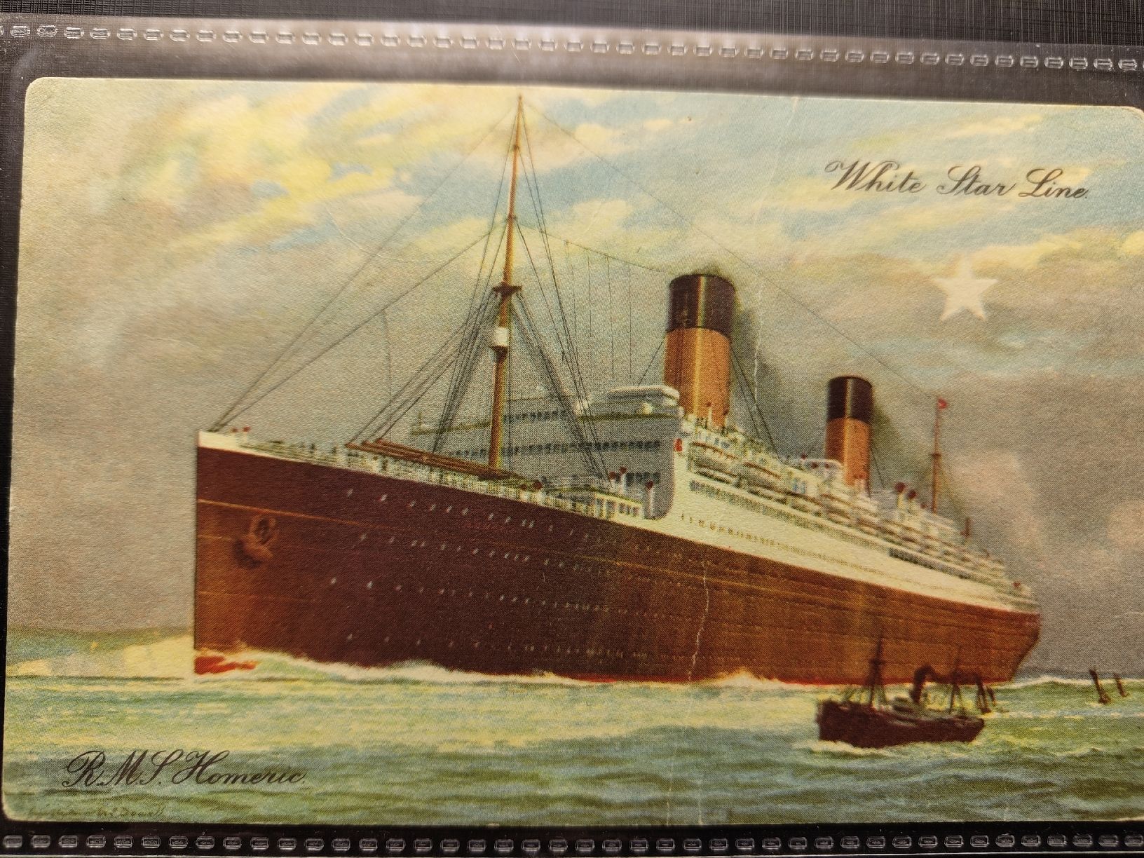 Cartes postales: WHITE STAR LINE - RMS HOMERIC – D'occasion à Doppleschwand par Queens_Road_401