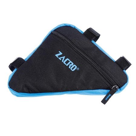 Velotasche für Rahmenbefestigung - Schwarz/Blau