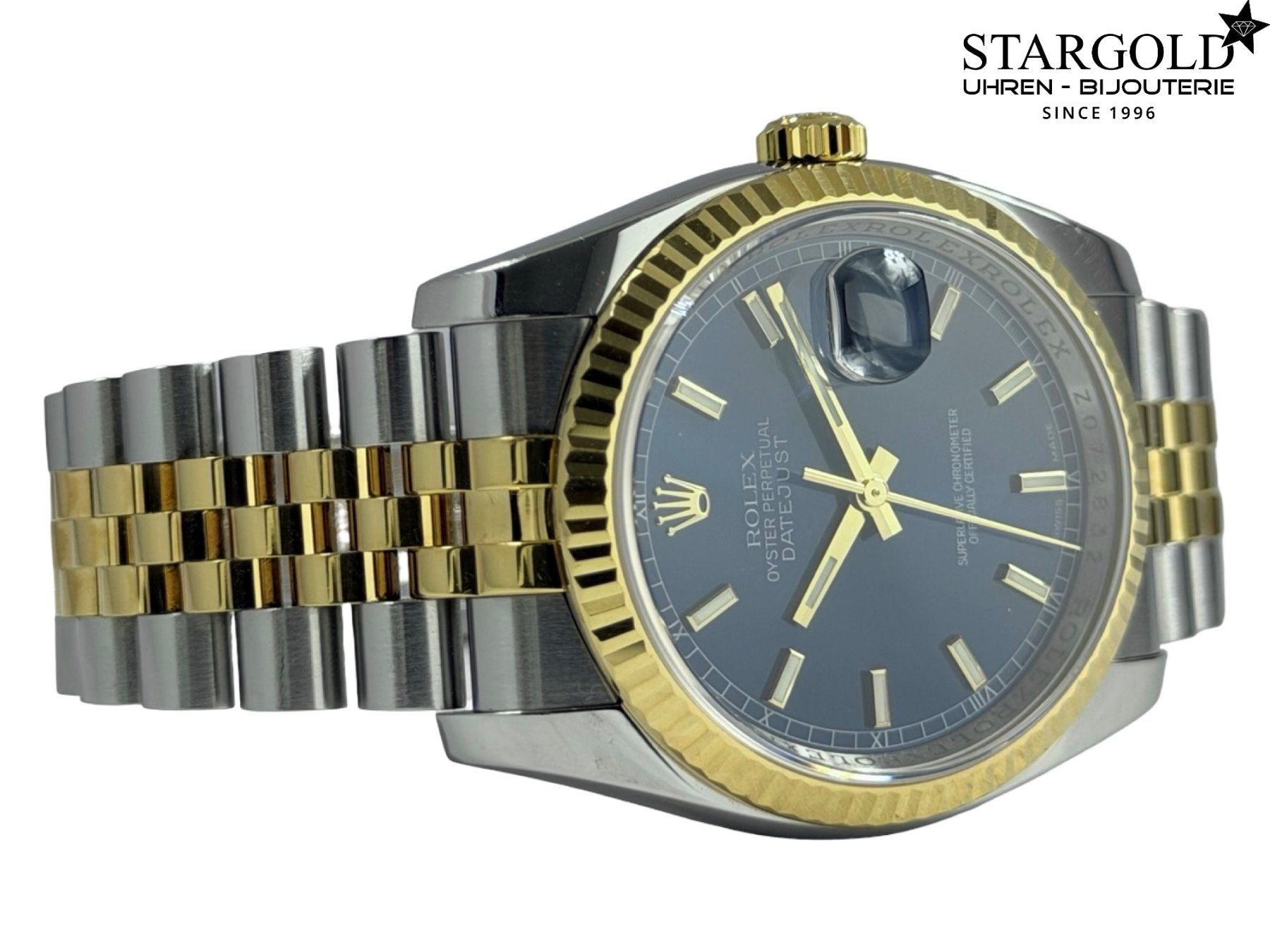 Rolex Orologi: Rolex Datejust 36 Blau  - 116233 – Usato da Zürich venduto da Stargold-Uhren 4