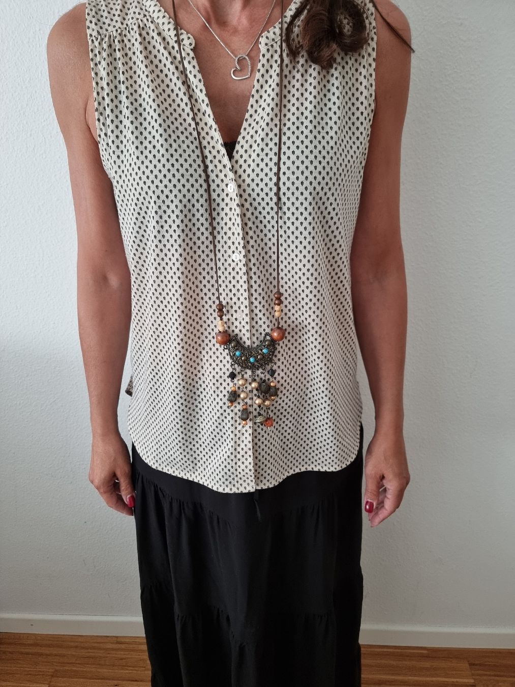 Ketten: Halskette Holz Boho Vintage Stil - ein Blickfang! – Gebraucht aus Veltheim AG von gave04 3
