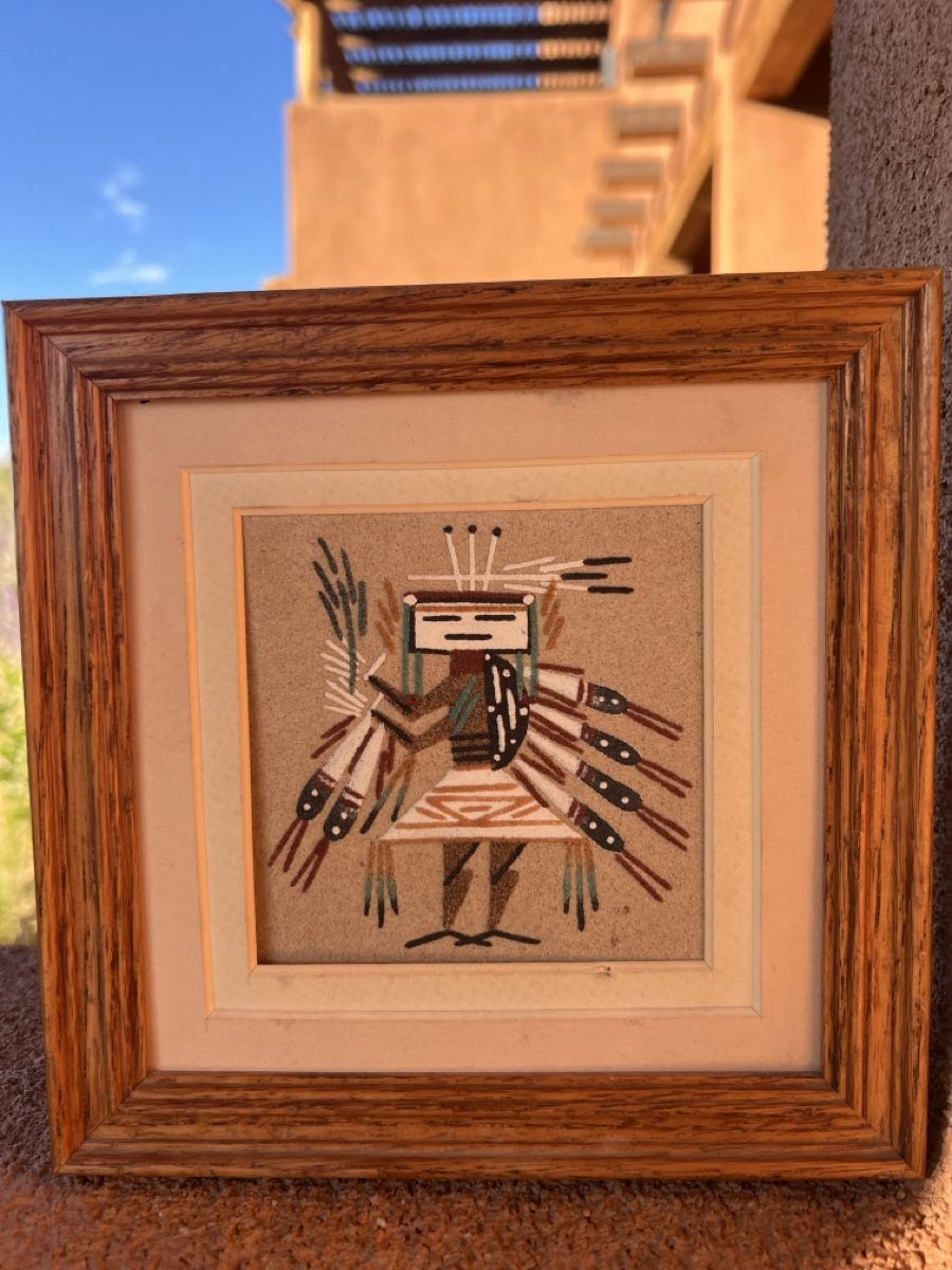Dipinti: Navajo native sand art – Usato da Lausanne venduto da NYC67 2