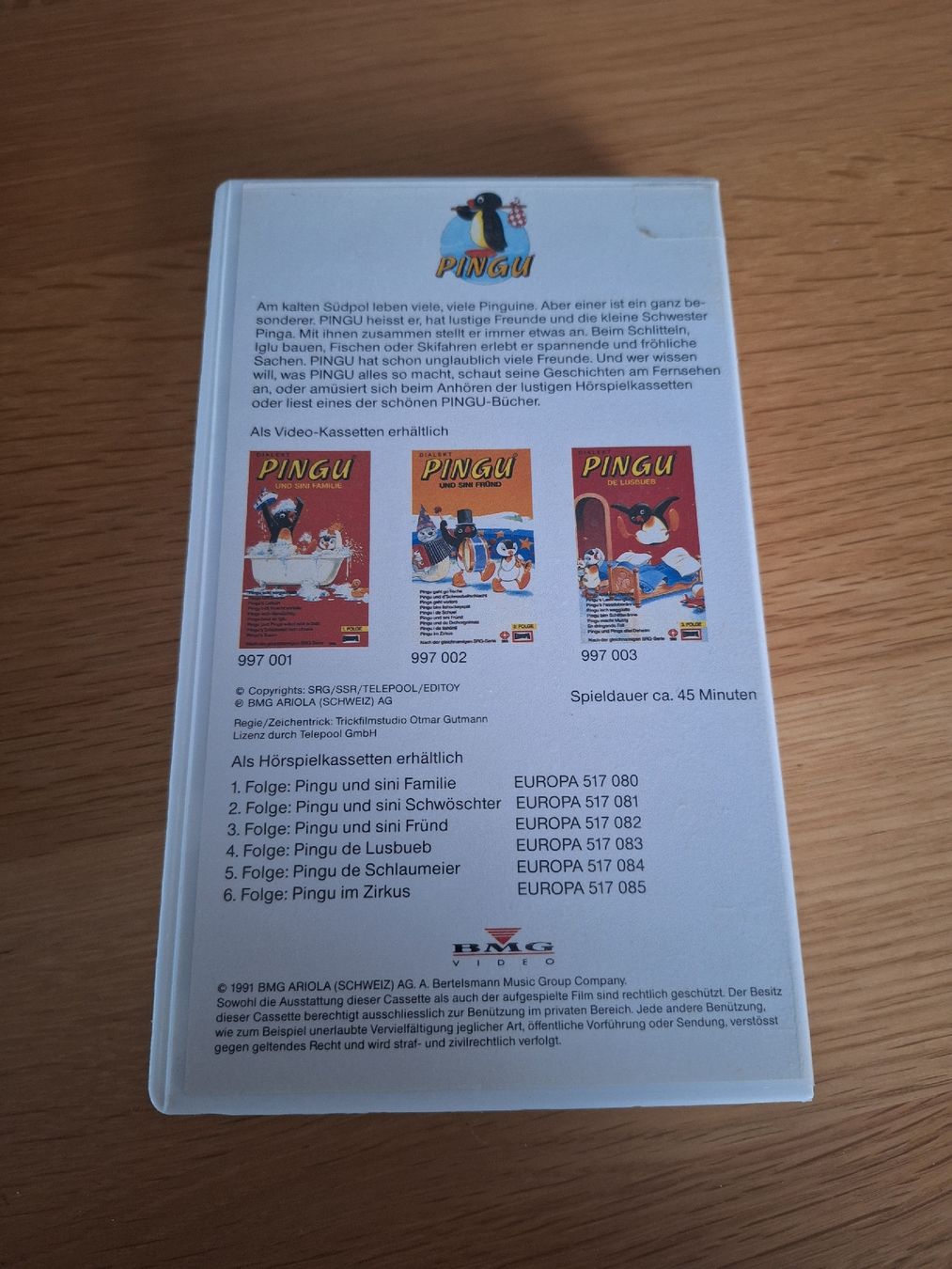 Tutti i VHS: VHS Pingu – Usato da Wanzwil venduto da chlinih93 1