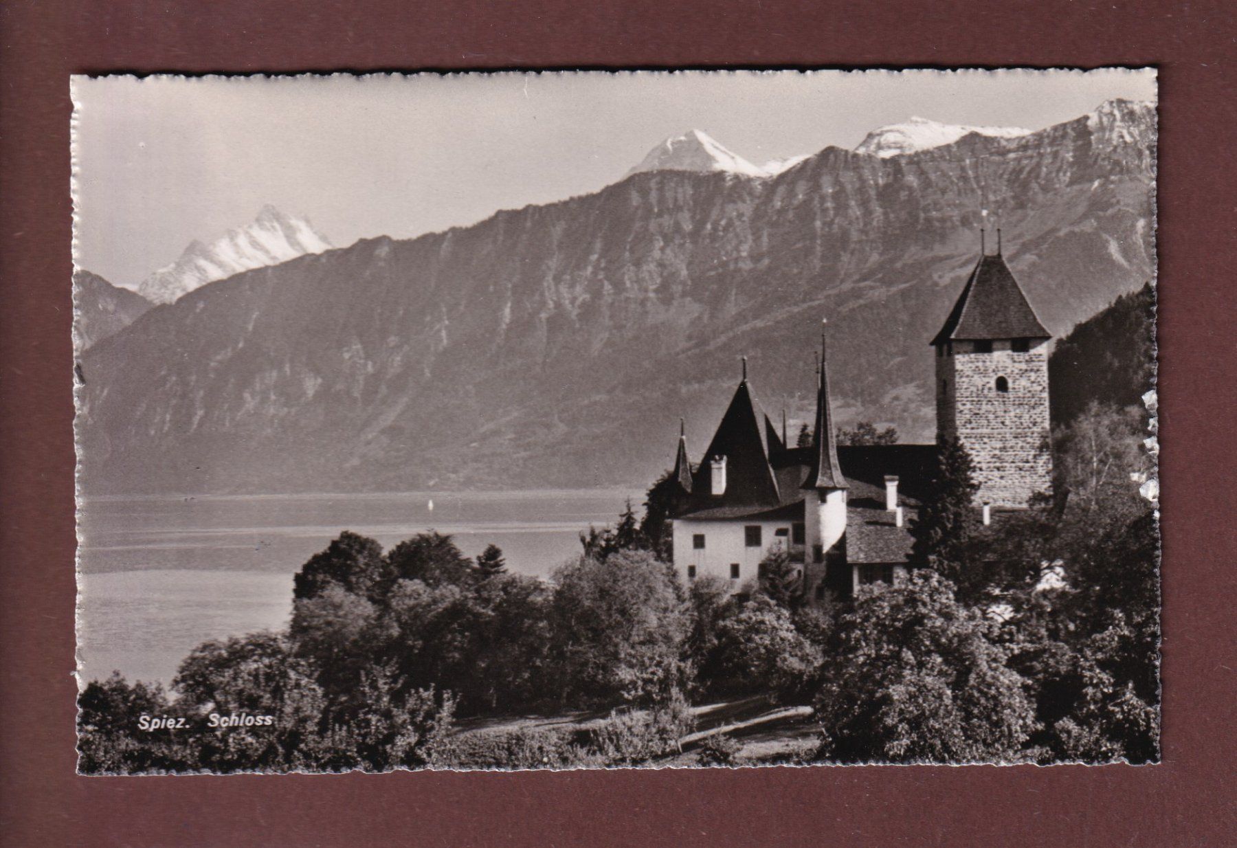 Cartoline postali: SPIEZ - Schloss – Usato da Pully venduto da nicecards