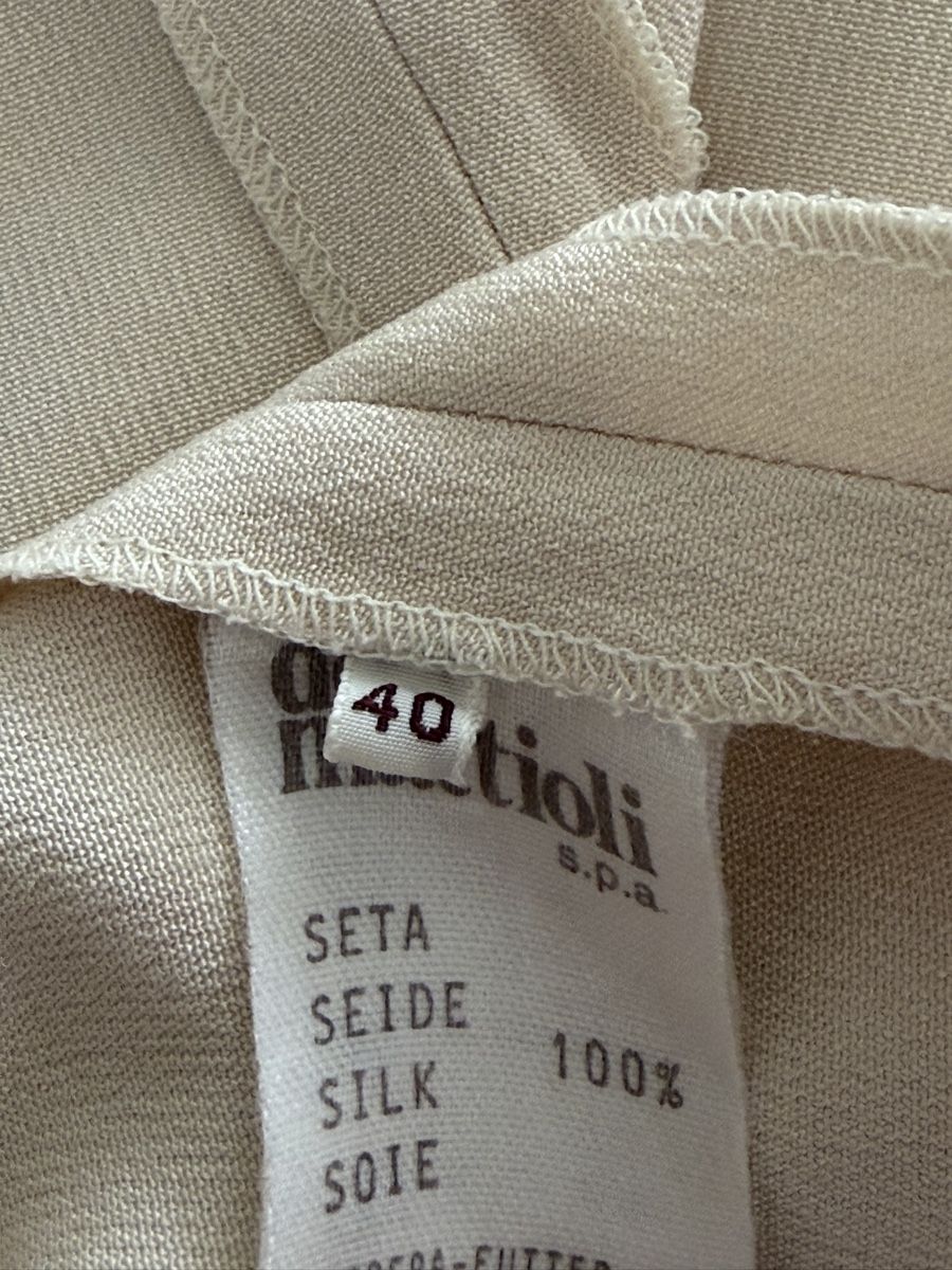 Gianfranco Ferre Vestiti: Kleid Gianfranco Ferré 100% Seide Grösse 40 Beige – Usato da Elsau venduto da isidobrany09 3