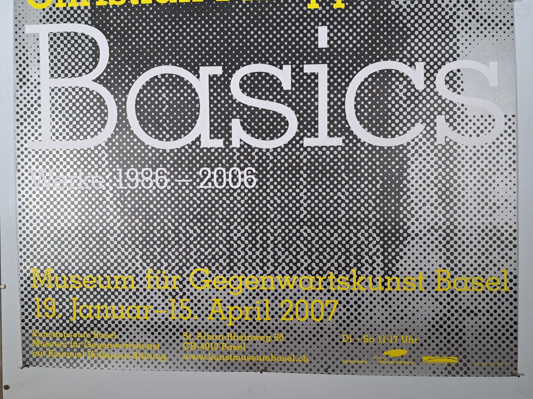 Poster & Bilder: Poster -  Christian Philipp Müller - Basics - 2007 – Neu (gemäss Beschreibung) aus Zwingen von Tigertimmi 1