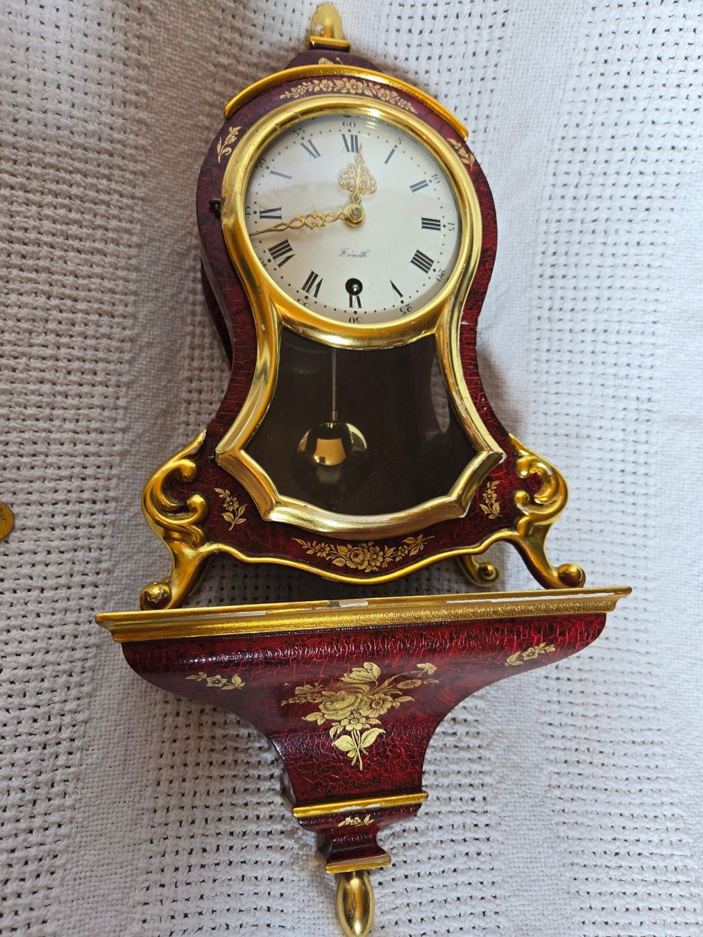 Zenith Orologi da terra & Orologi da parete: ZENITH Neuenburger Pendule – Difettoso da Schleinikon venduto da Swiss1930 2