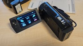 Sony Handycam HDR-CX220E Full HD Camcorder mit Zubehör