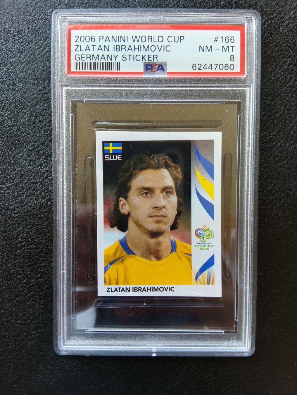 Panini Sammelbilder & Trading cards: 2006 Panini Zlatan Ibrahimovic PSA 8 #166 – Gebraucht aus Steinen von antikesundseltenes