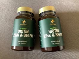 BIOTIN für gesunde Haut, Haare & Nägel, 2x 365 Tbl.