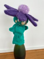 Handpuppe Handspielpuppe Blume Handarbeit unbespielt