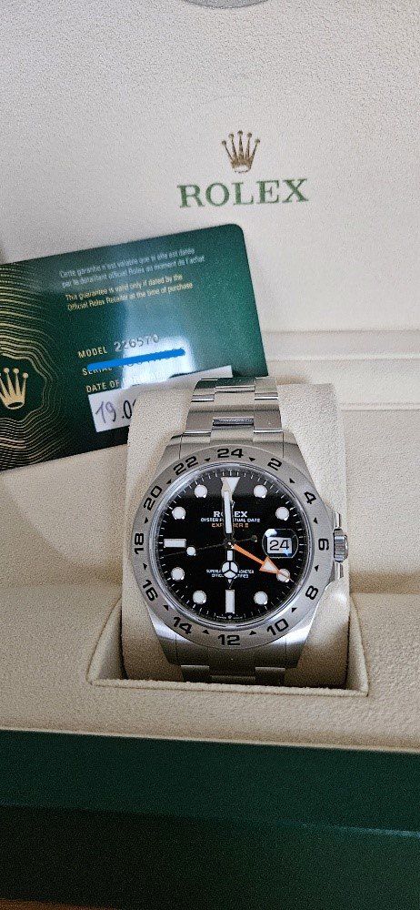Rolex Orologi: Rolex Explorer II, Neu, Full Set – Nuovo e nell'imballaggio originale da Zürich venduto da Trade12 1