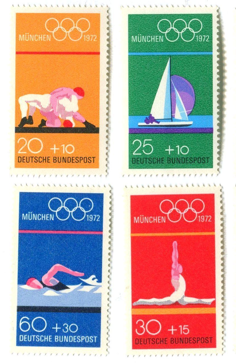Alle Briefmarken: Briefmarken "Olympische Spiele". BRD – Neu und originalverpackt aus Basel von Butsch5