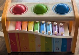 Wooden Toy Xylophone and Ball Hammer Set - Kids Instrument