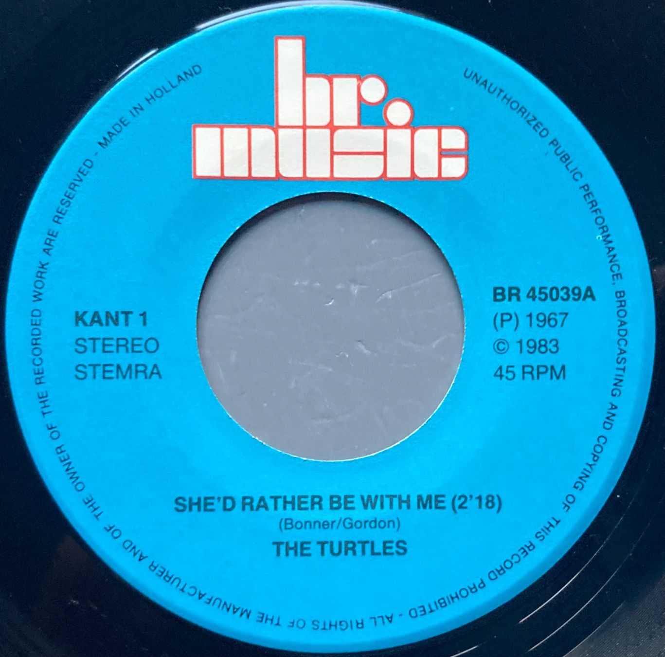 Schallplatten: THE TURTLES - SHE'D RATHER BE WITH ME – Gebraucht aus Poliez-Pittet von Newtown-Records 2