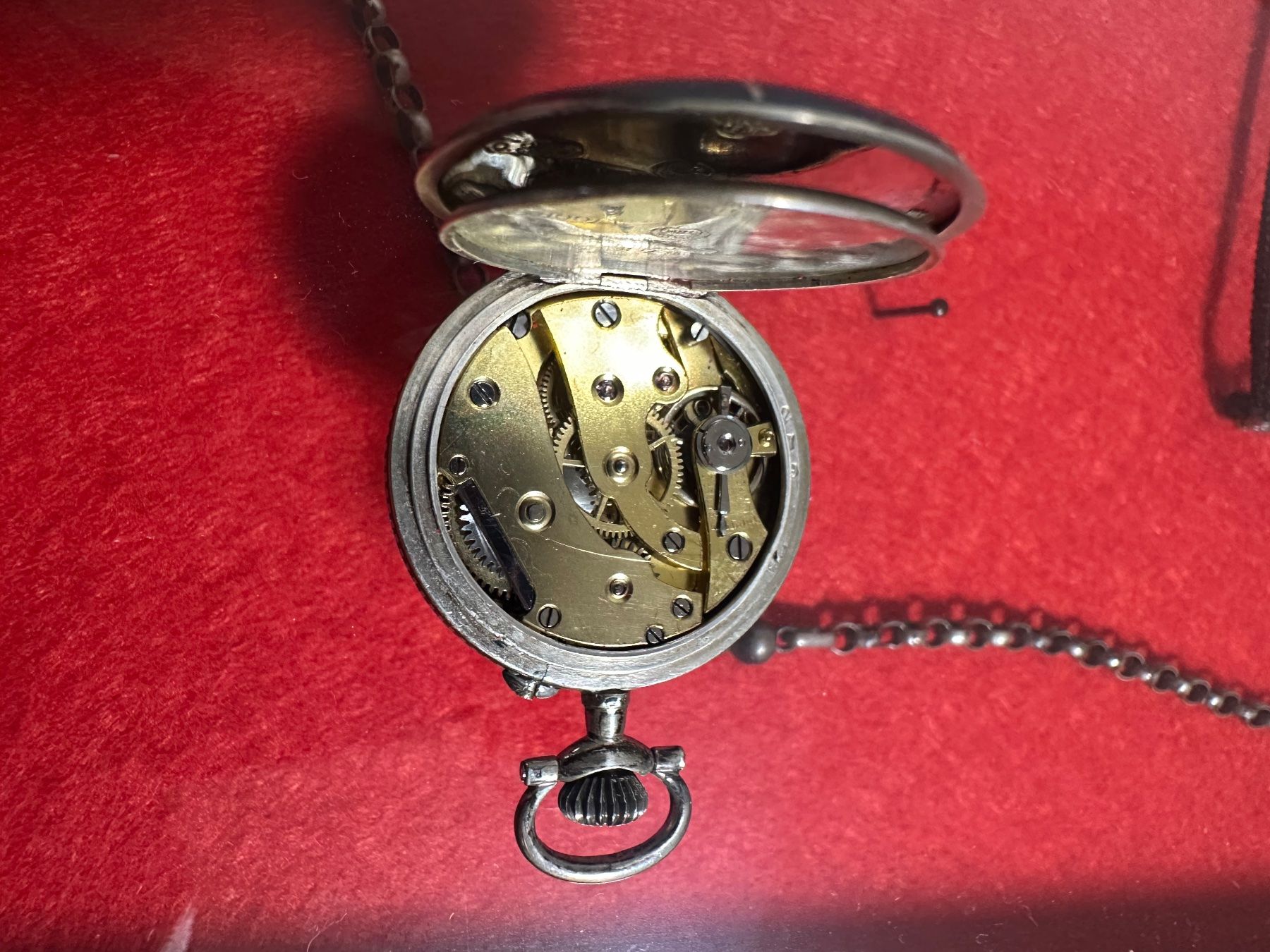 Orologi: Taschenuhren in Rahmen – Difettoso da Solothurn venduto da MarF11 9