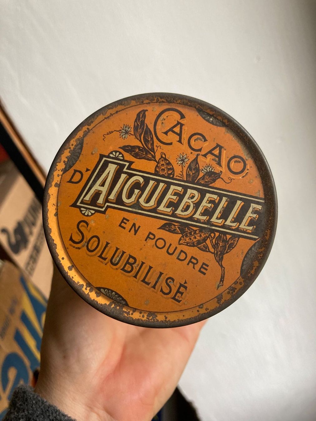 Dosen: Blechdose Aiguebelle Cacao boite – Gebraucht aus St-Cierges von LeRegain 9