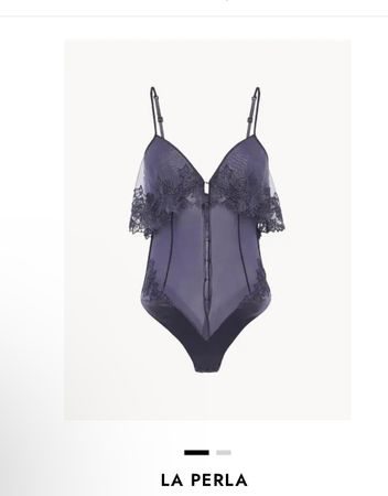 La Perla bodysuit (cotton/silk) 70C never worn