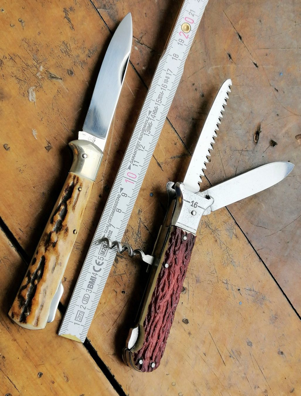 Coltelli tascabile: KLAPPMESSER ALT ZWEI STÜCK – Nuovo (secondo la descrizione) da Maschwanden venduto da OliverM05 3