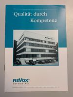 ORIGINAL VINTAGE REVOX QUALITÄT DURCH KOMPETENZ PROSPEKT