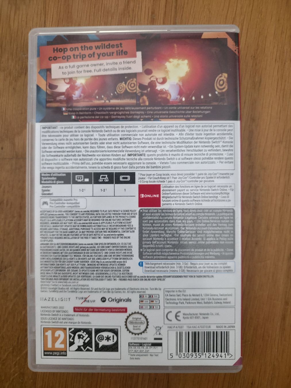 Nintendo Giochi: It Takes Two - Nintendo Switch  – Usato da Zürich venduto da jabo22 1