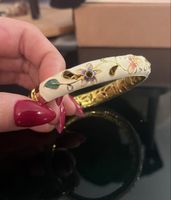 Flower Enamel bangle