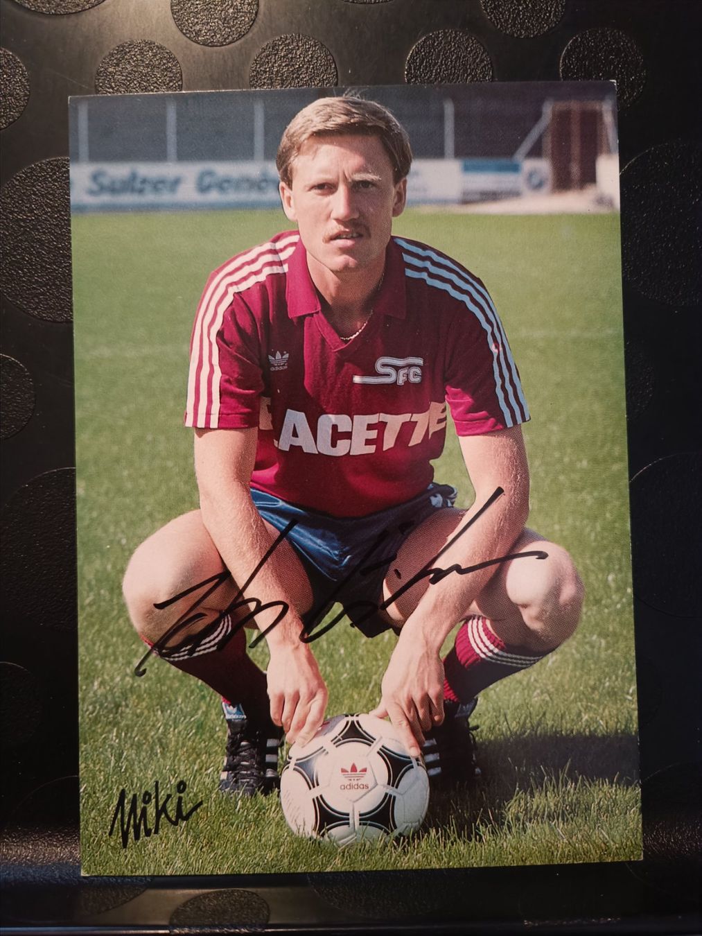 Autogramme: John Eriksen - handsignierte Servette Autogrammkarte – Gebraucht aus Menziken von Artographs
