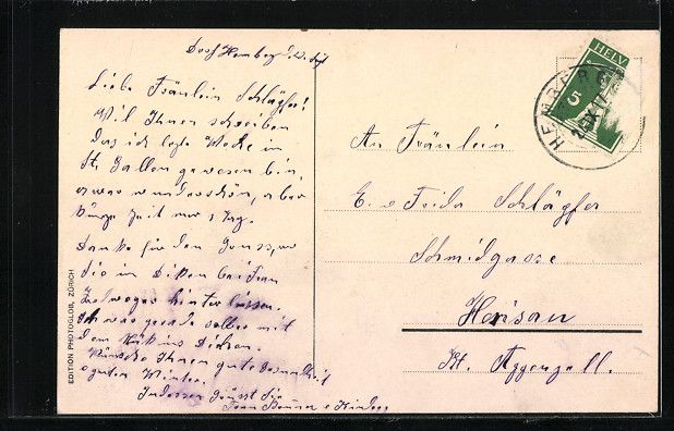 Cartoline postali: Hemberg, Blick von der Matt auf den Ort – Usato da Berlin venduto da bartko-reher 1