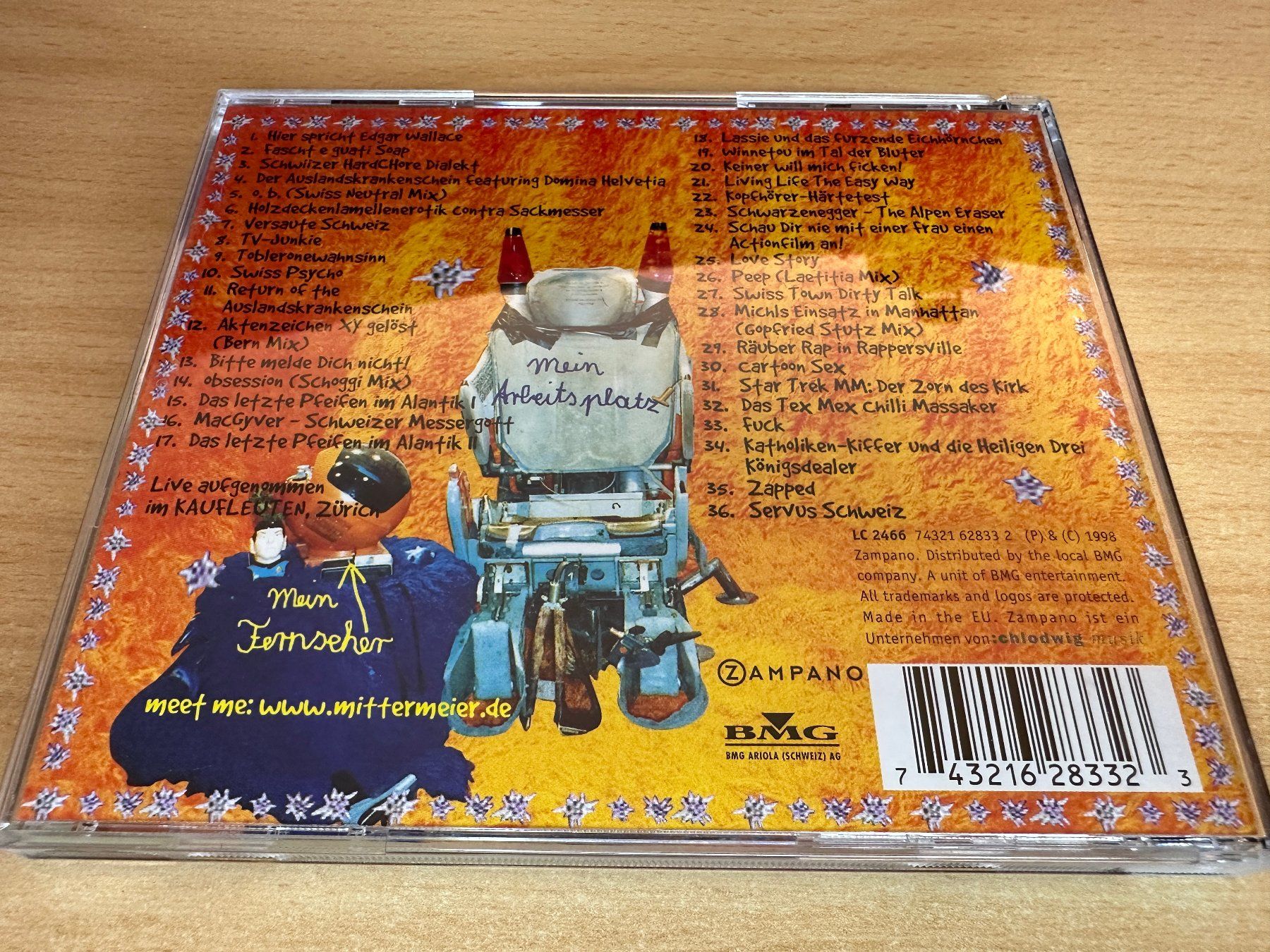 CD: Michael Mittermeier – Michael Mittermeier Ist Zapped! - Ein – Usato da Rikon im Tösstal venduto da Alpenmutz 1